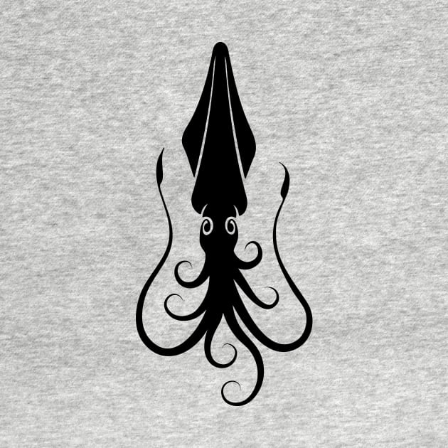 Squid Icon Black by sifis